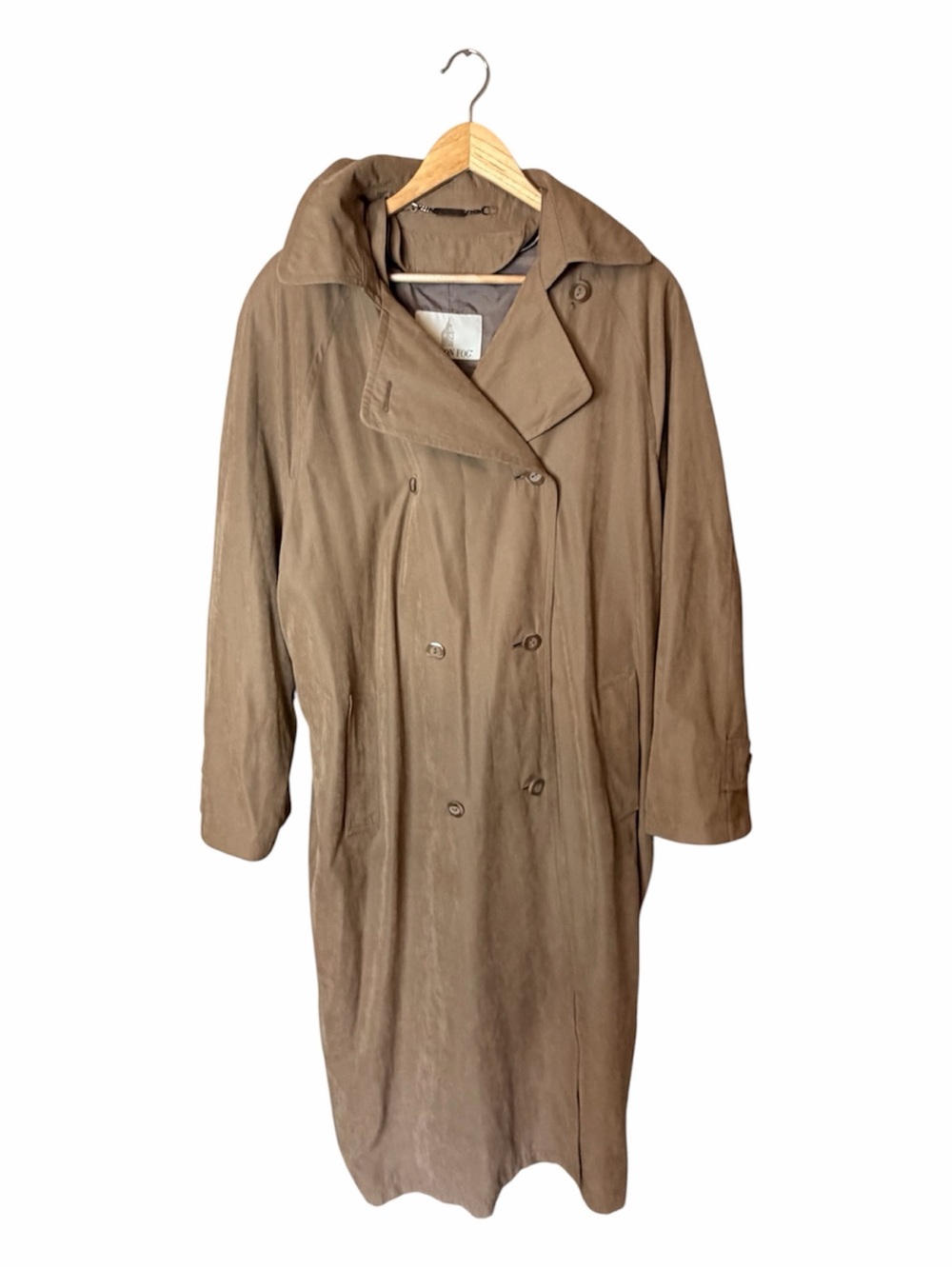 London Fog 20W Long Trench Coat Removable Liner Belted Double Breasted